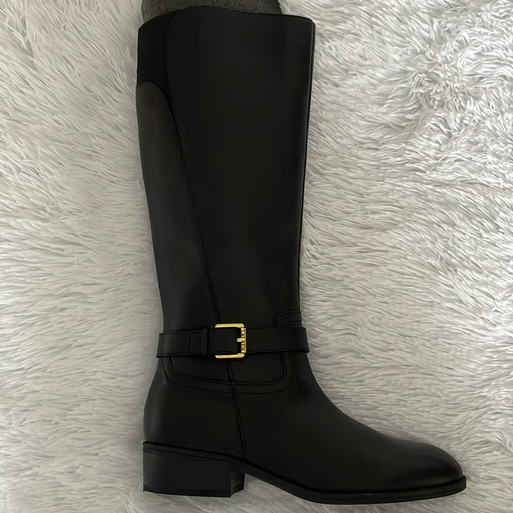 Ralph Lauren black leather riding boots (Size 7.5) Never worn -original box